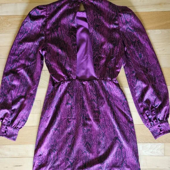 NWT Dynamite Satin Dress - Picture 2 of 5